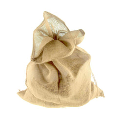 High Quality Natural Burlap Drawstring Santa Sack