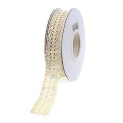 Crochet Trim Ribbon, 1-Inch, 10 Yards