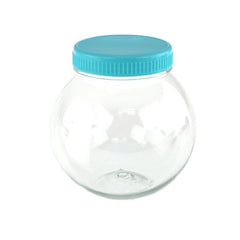 Plastic Round Favor Container with Lid, 4-Inch, Medium