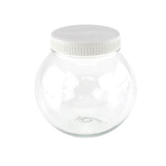 Plastic Round Favor Container with Lid, 4-Inch, Medium