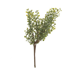 Artificial Peppergrass Bush Pick, 13-1/2-Inch