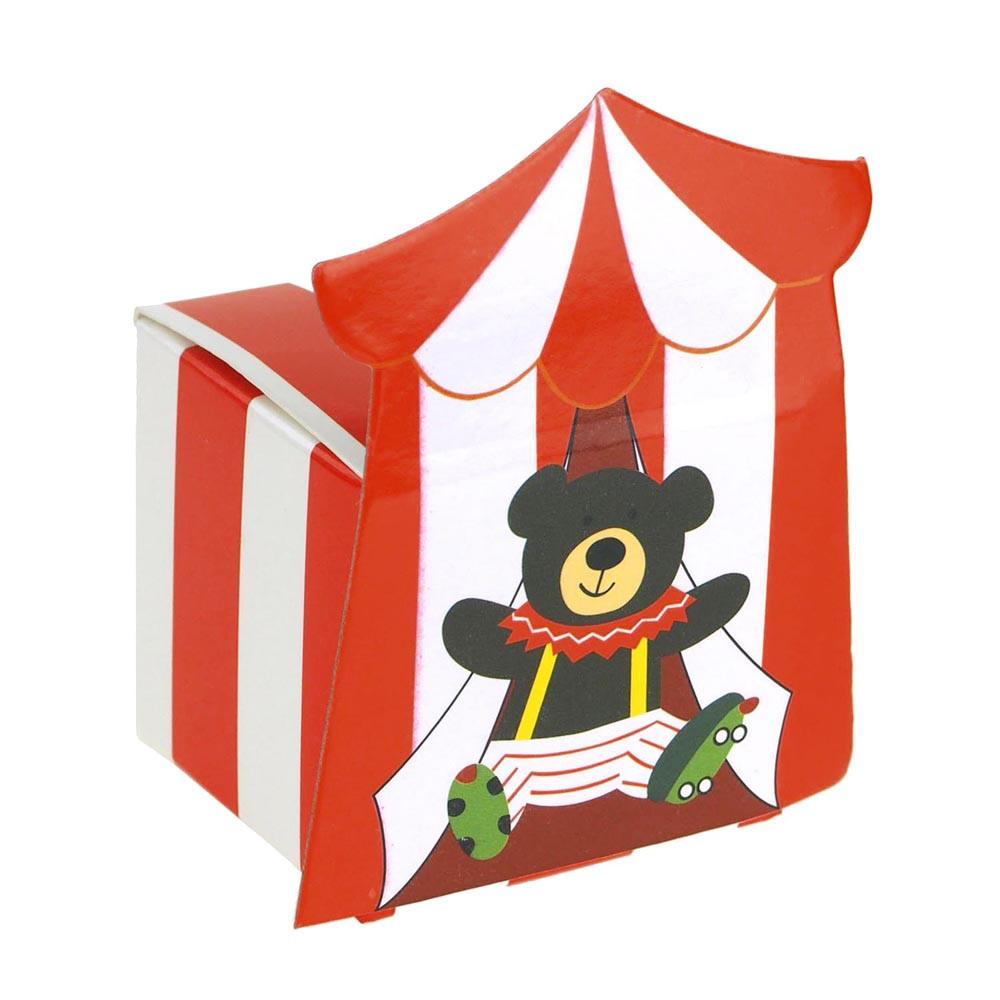 Circus Baby Shower Favor Boxes, 2-inch, 12-count