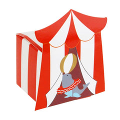 Circus Baby Shower Favor Boxes, 2-inch, 12-count