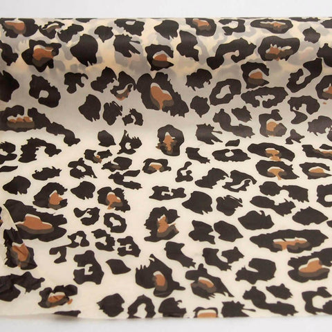 Leopard Banquet Plastic Table Roll, 40-Inch, 100-feet