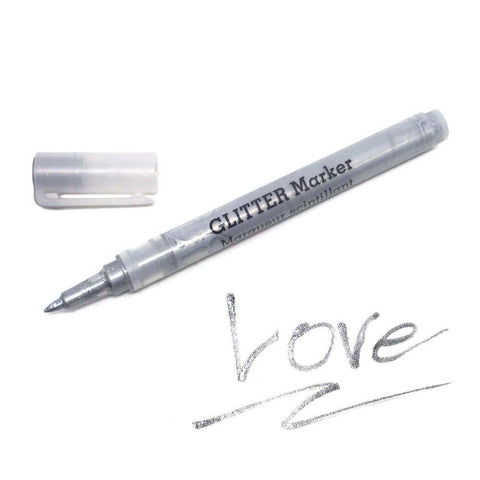 Sparkling Glitter Marker 0.7mm Fine Point, 5-inch