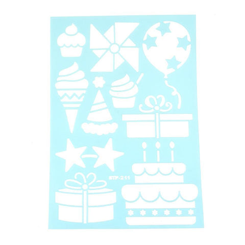 Celebration Multi-Media Stencil, 11-Inch