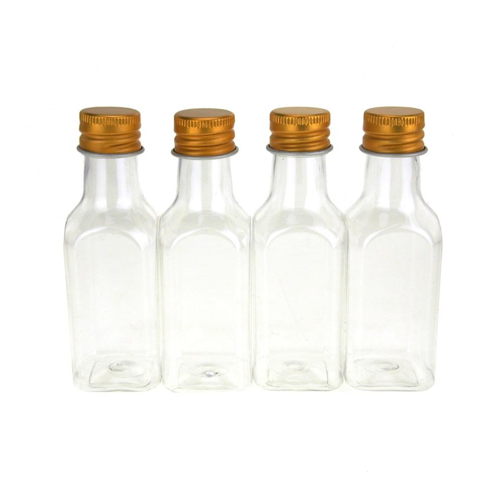 Baby Shower Plastic Bottle Favors, 3-3/4-Inch, 4-Piece