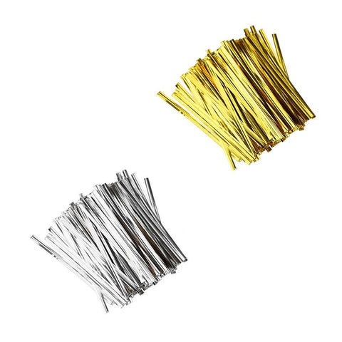 Metallic Craft & Treats Twist Ties, 3-Inch, 700-Count