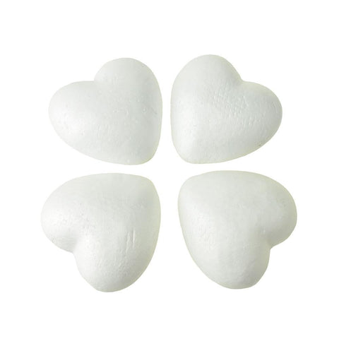 Craft Styrofoam Hearts, 4-Inch, 4-Count