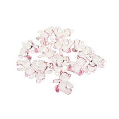 Translucent Teddy Bear Party Favors, 1-Inch, 12-Count