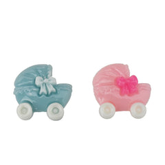 Baby Shower Baby Carriage Table Scatter, 3/4-Inch, 10-Count