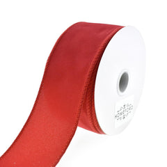 Christmas Velvet Wired Edge Ribbon, 2-1/2-Inch, 25-Yard