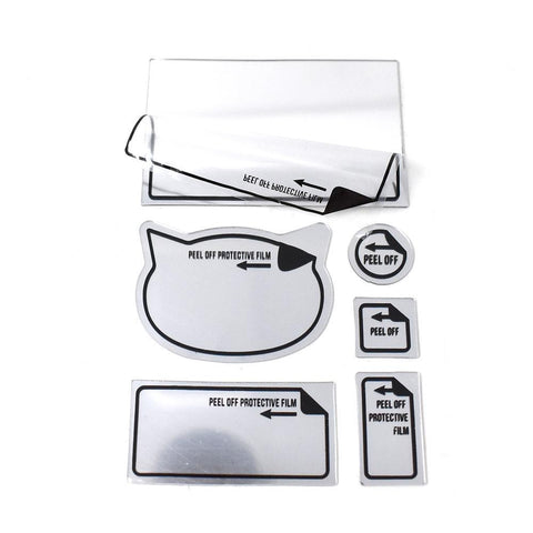 Fancy Adhesive Mirror Stickers, 6-Piece