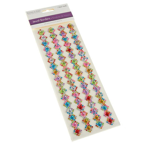 Self Adhesive Diamond Jubilee, 5 Strips, 10-inch