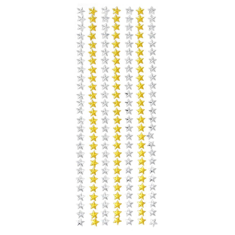 Falling Stars Jewel Border Stickers, 7-Piece