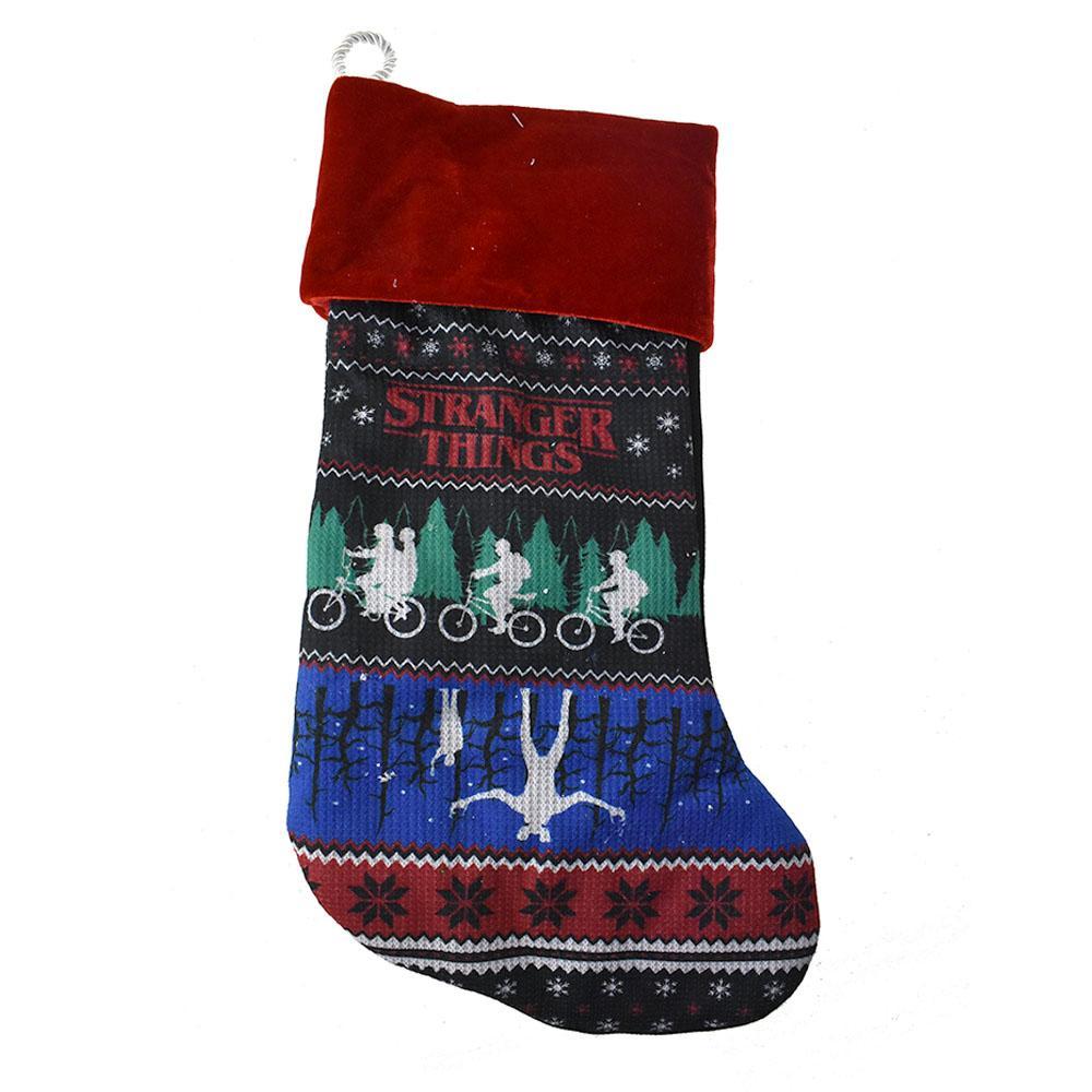 Stranger Things Christmas Sweater Stocking, 17-Inch