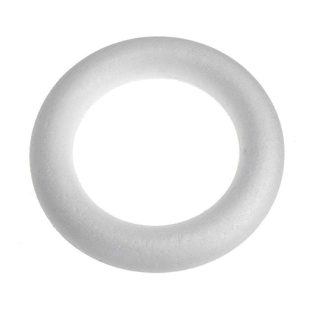 Circle Polyfoam DIY Project, 8-Inch, White, 1-Piece