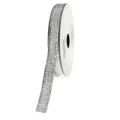 Solid Metallic Holiday Christmas Wired Ribbon, 3/8-Inch, 10 Yards