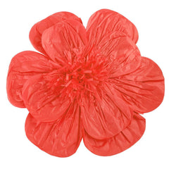 Paper Scalloped Magnolia Wall Flower, 20-Inch