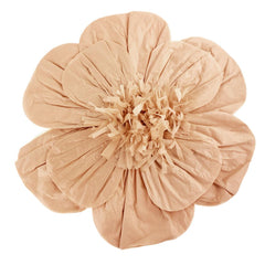 Paper Scalloped Magnolia Wall Flower, 20-Inch