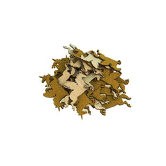 Unicorn Glitter Wood Favors, 2-1/4-Inch