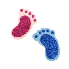 Foam Baby Footprint Cut-Outs, 2-3/4-Inch, 10-Piece