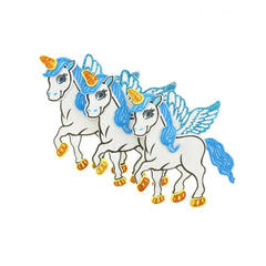 Glittered Unicorn EVA Foam Cut Outs, 5-Inch, 10-Count