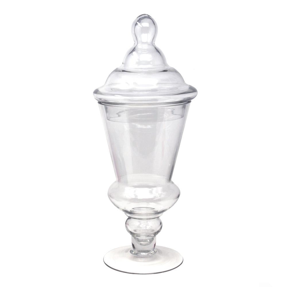Clear Glass Apothecary Candy Jar, 17-Inch, Lolly