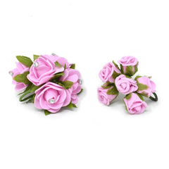 Mini Rose Floral Bouquets, 2-Pieces