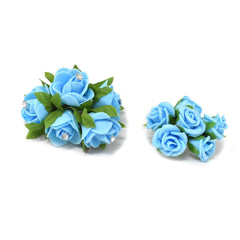 Mini Rose Floral Bouquets, 2-Pieces