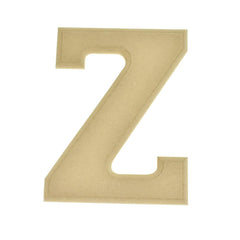 Pressed Board Beveled Wooden Letters and Numbers, 6-inch