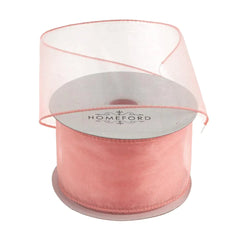 Sheer Organza Wired Edge Ribbon, 1-1/2-inch, 10-yard