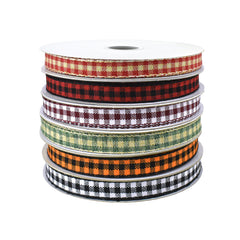 Country Gingham Ribbon, 3/8-Inch, 25-Yard