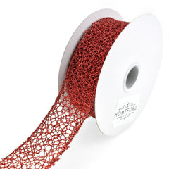 Glitter Webbing Wired Ribbon, 1-1/2-Inch, 10-Yard