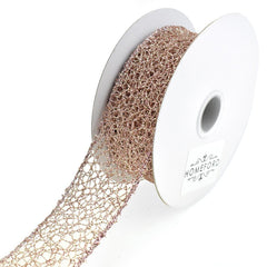 Glitter Webbing Wired Ribbon, 1-1/2-Inch, 10-Yard