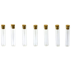 Mini Glass Vials with Cork Lid