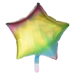 Star Shape Iridescent Foil Balloon, 20-Inch