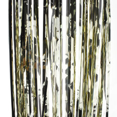 Metallic Foil Fringe Party Backdrop, 40-Inch, 10-Feet