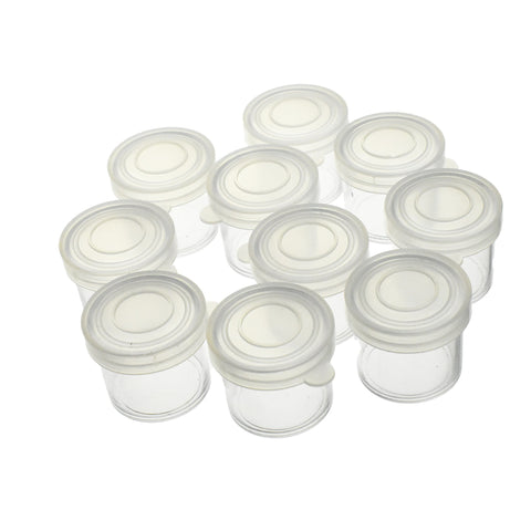 Plastic Craft Cups, 1-inch x 1-1/8-inch, 10-count