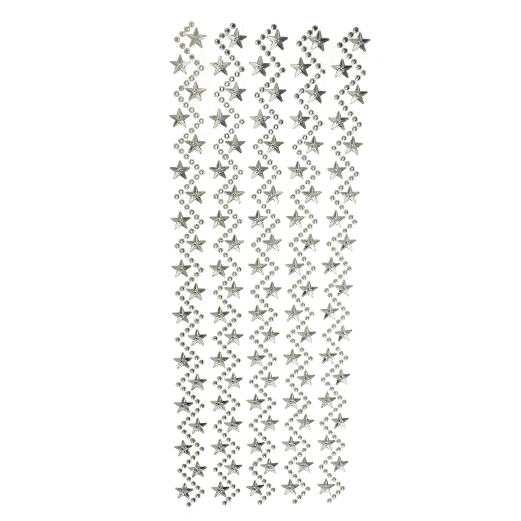 Star Stone Sticker Strips, 10-Inch, 5-Count