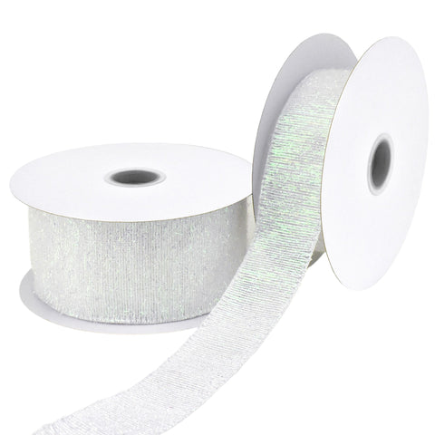 Christmas Super Tinsel Wired Ribbon, 10-yard