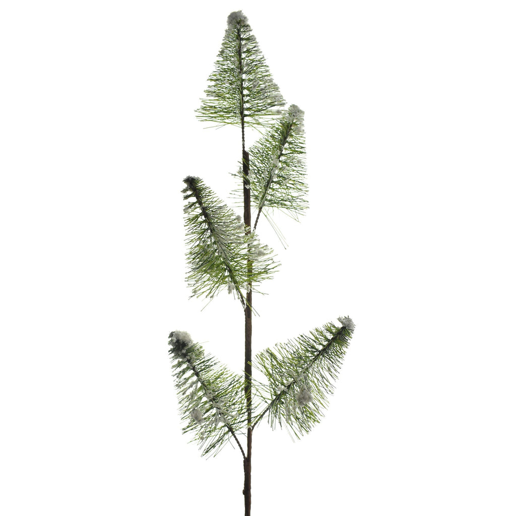 Artificial Snowed Pine Tree Stem, 27-1/2-Inch