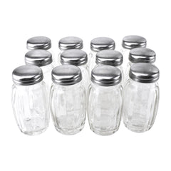 Octagon Glass Jar, 2-3/4-Inch, 12-Count