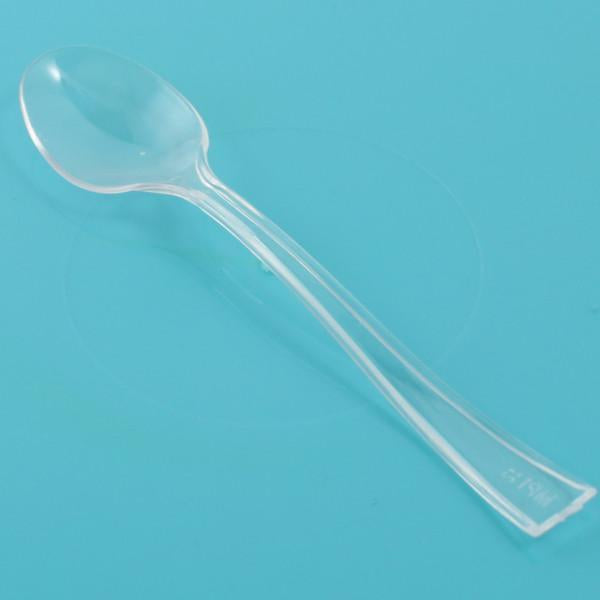 Plastic Mini Dessert Spoon Serving-ware, 36-Piece