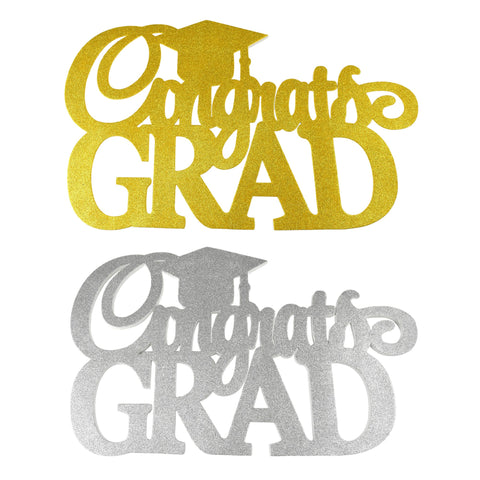 Congrats Grad Glittered EVA Foam Decoration, 22-3/4-inch