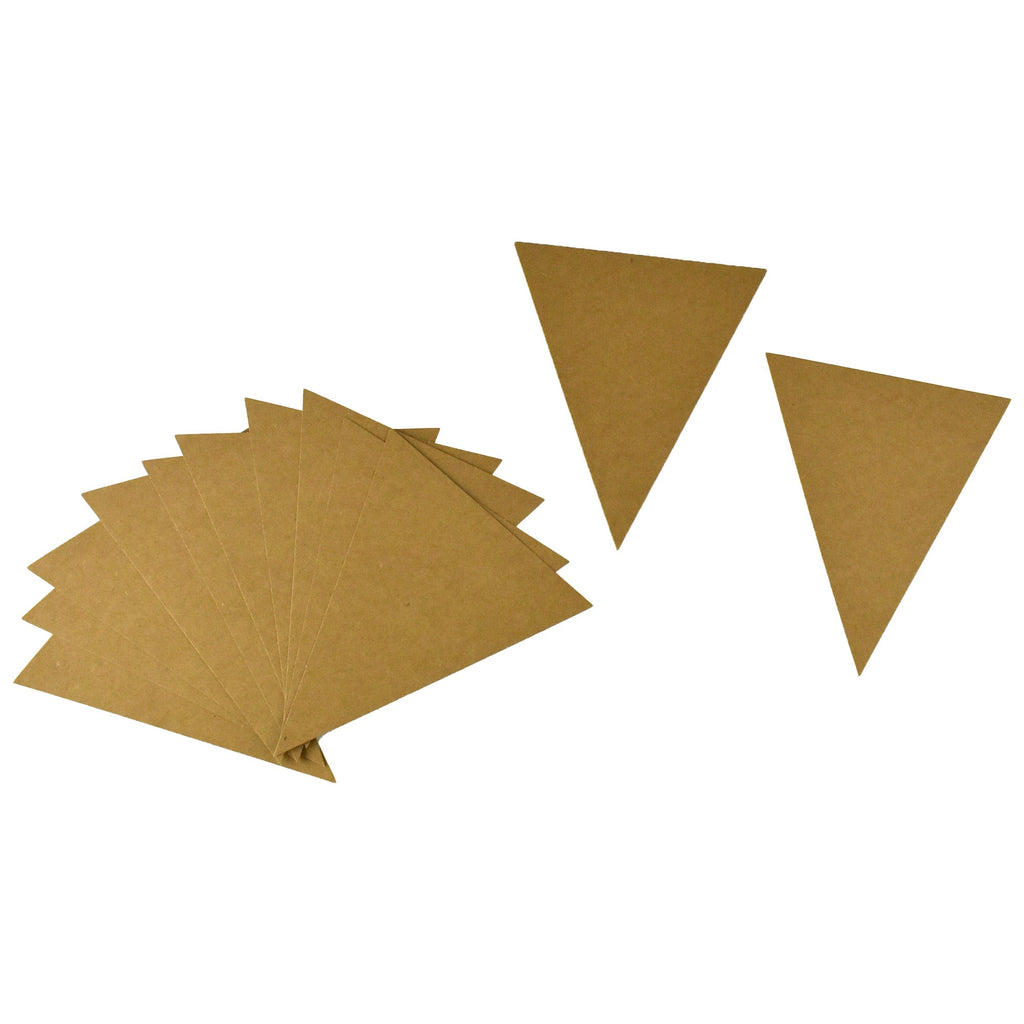 Triangle Flag Shaped Craft Shapes, 6-Inch