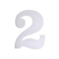 Craft Expanded Polystyrene Foam EPS Foam Symbol Cut Out, 4-3/4-Inch, 12-Count