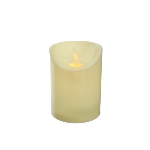 LED Plastic Swinging Flame Candle, 4-Inch