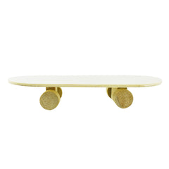 Wooden DIY Craft Skateboard with Moving Wheels, 6-Inch