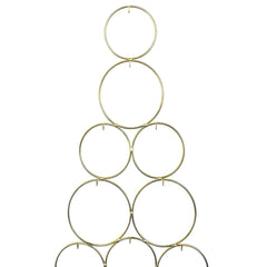 Metal Christmas Tree Hanging Ornament Rack, 42-Inch - Gold